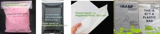 Borsa laterale superiore del rinforzo dello zip biodegradabile, borse superiori del cursore, riciclabile, impermeabile, ecologico, non tossiche