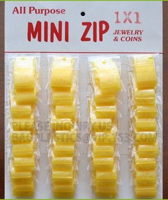 Mini Zip Baggies, borsa riutilizzabile della serratura dello zip del LDPE, Mini Apple Plastic Baggy, piccola borsa dello zip, Minigrip, chiusura lampo