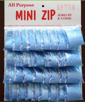 Mini Zip Baggies, borsa riutilizzabile della serratura dello zip del LDPE, Mini Apple Plastic Baggy, piccola borsa dello zip, Minigrip, chiusura lampo