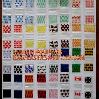 Mini Zip Baggies, borsa riutilizzabile della serratura dello zip del LDPE, Mini Apple Plastic Baggy, piccola borsa dello zip, Minigrip, chiusura lampo