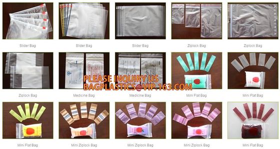 Mini Zip Baggies, borsa riutilizzabile della serratura dello zip del LDPE, Mini Apple Plastic Baggy, piccola borsa dello zip, Minigrip, chiusura lampo