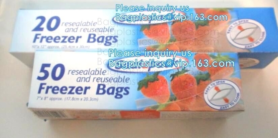 borse della guarnizione della serratura del cursore dello zip, borse dell'alimento della guarnizione della chiusura lampo, singolo doppio sigillamento del cursore, borse multi di funzione, pacrite