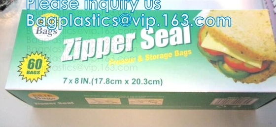 borse della guarnizione della serratura del cursore dello zip, borse dell'alimento della guarnizione della chiusura lampo, singolo doppio sigillamento del cursore, borse multi di funzione, pacrite