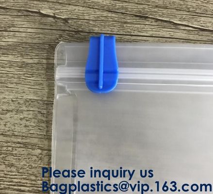 PEVA, silicone, borse risigillabili dell'alimento del congelatore di stoccaggio riutilizzabile, contenitore ermetico del pranzo della chiusura lampo della prova della perdita