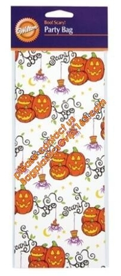 Borse del prato inglese della zucca, foglia festiva, decorazioni di Halloween, trucco o trattare, rifornimenti del partito, borse giganti della golosità