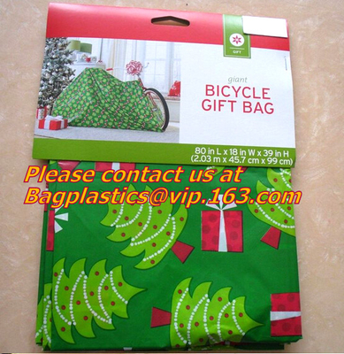 Borsa gigante della bici del regalo enorme, grande di supplemento surdimensionato e enorme resistente, sacchi attuali di spostamento di regalo di natale