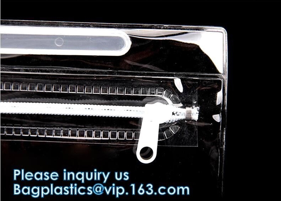 Borsa di stoccaggio dei vestiti, organizzatore With Reinforced Handle, borse di stoccaggio del vinile, chiusure lampo doppie, totalizzatori muoventesi di trucco