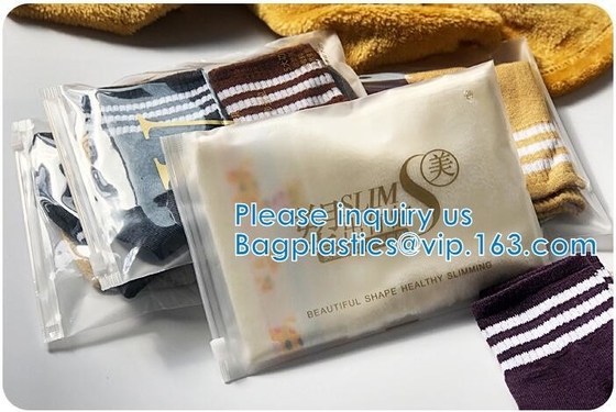 Borse superiori dell'abito della chiusura lampo, abbigliamento, scarpe, biancheria intima, indumento. Borsa dell'imballaggio dello Swimwear del bikini. EVA Slide Bags