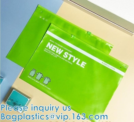 Borse superiori dell'abito della chiusura lampo, abbigliamento, scarpe, biancheria intima, indumento. Borsa dell'imballaggio dello Swimwear del bikini. EVA Slide Bags