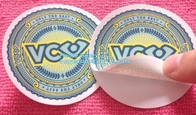 Tagliato sventi timbrando, PVC impermeabile Logo Sticker Label su ordinazione, il rivestimento opaco, pp del vinile identificano, autoadesivo dell'ANIMALE DOMESTICO