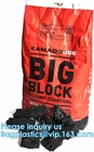 Mattonelle del carbone, borsa del carbone di carta kraft del BARBECUE, borsa d'imballaggio della griglia, dimensione 3kg 4kg 5kg 8kg 7kg 9kg 10kg 15kg