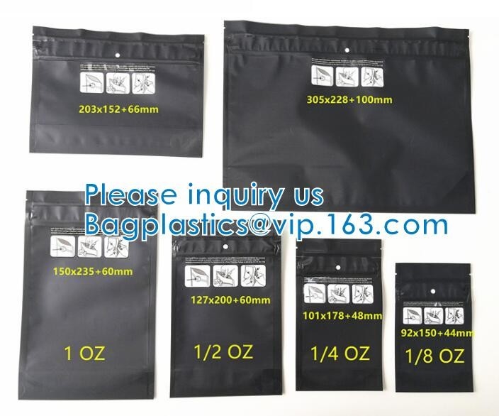 Borsa della barriera di Bud Stand Up Herb Mylar secca fiore, imballaggio di Herb Fower Dried Edible Bags del dispensario