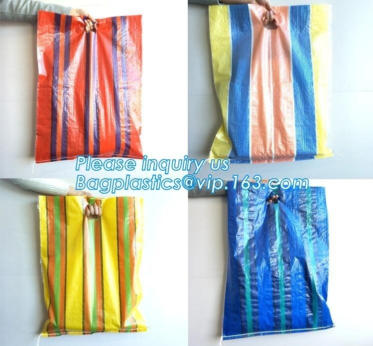 La maniglia laminata tessuto amichevole di Eco, Tote Bag tessuto pp, RPET ha ricoperto le borse pratiche di acquisto riciclabile pieghevole