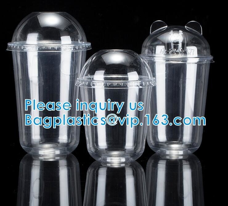 Tazza eliminabile creativa a forma di U di scintillio, bevanda Juice Coffee Tea Takeaway Cups, frullato di frappè