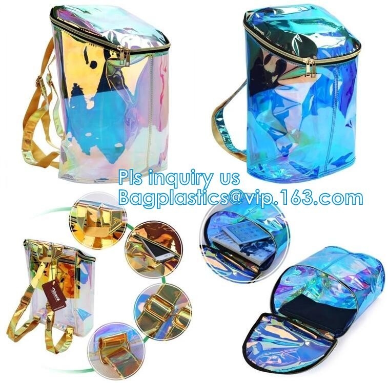 Borsa di School Daypack Travel Caming dello studente dello zaino per le ragazze delle donne, borse di cordone, arcobaleno multicolore