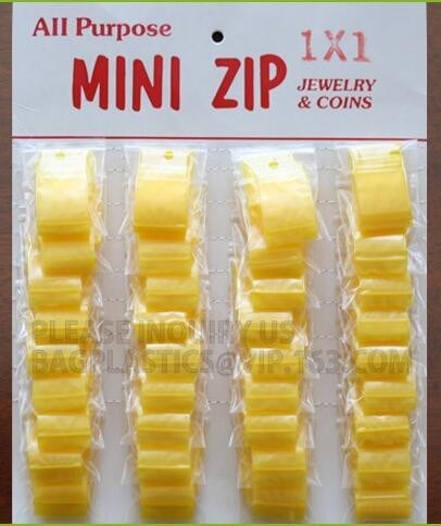Mini Zip Baggies, borsa riutilizzabile della serratura dello zip del LDPE, Mini Apple Plastic Baggy, piccola borsa dello zip, Minigrip, chiusura lampo