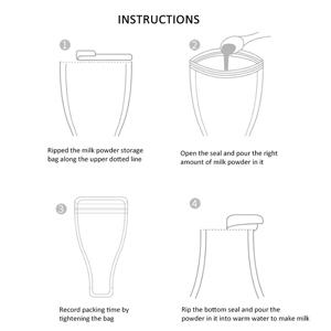 Latte materno, latte materno, borse impermeabili, sacchetti impermeabili, borse della prova dell'odore, sacchetti della prova dell'odore 1