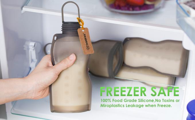 Borse Airproof del sacchetto, borse del sacchetto del cursore, borse del sacchetto della chiusura lampo, stoccaggio del latte materno, pompare, congelantesi 0