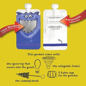 Borse portatili dell'alimento, sacchetto di latte in polvere del bambino, borse di stoccaggio, sacchetti di alimentazione infantile, contenitore di latte in polvere di formula 0