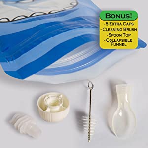 Borse portatili dell'alimento, sacchetto di latte in polvere del bambino, borse di stoccaggio, sacchetti di alimentazione infantile, contenitore di latte in polvere di formula 1