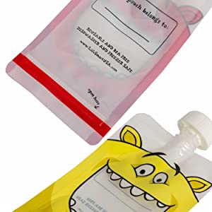 Borse portatili dell'alimento, sacchetto di latte in polvere del bambino, borse di stoccaggio, sacchetti di alimentazione infantile, contenitore di latte in polvere di formula 2