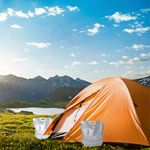 Borsa pieghevole del contenitore dell'acqua, brocca di stoccaggio, alpinista di campeggio di guida di sport, congelabile 6