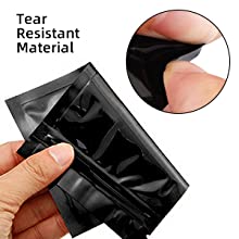 Borse di Mylar della stagnola, borse del sacchetto della stagnola, borse multifunzionali di stoccaggio, riutilizzabile, riciclabile, risigillabili 7