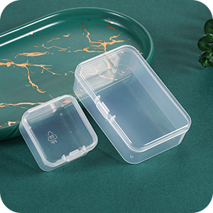 Contenitore di plastica di contenitori di stoccaggio delle perle, stoccaggio di piccoli mestieri degli oggetti, coperchio a cerniera, gioielli, hardware 4