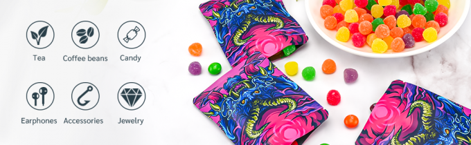 Stia sul sacchetto con la chiusura dello scorrevole, le borse a chiusura lampo risigillabili di Mylar, il sigillamento dello zip, la guarnizione della presa, serratura della guarnizione dello scorrevole 2