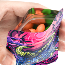 Stia sul sacchetto con la chiusura dello scorrevole, le borse a chiusura lampo risigillabili di Mylar, il sigillamento dello zip, la guarnizione della presa, serratura della guarnizione dello scorrevole 6