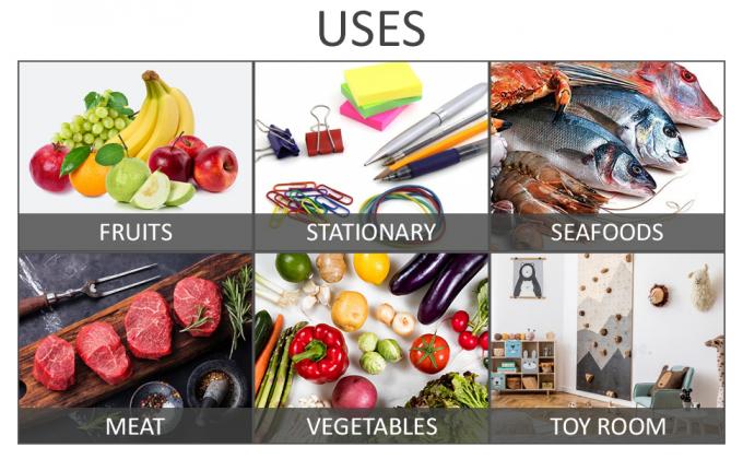 Chiusura lampo del cursore, ordinando, organizzando, borse glassate dello zip, mercanzie d'imballaggio, riutilizzabile multiuso 4