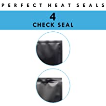 La chiusura lampo sta sulle borse con Matte Window, guarnizione riutilizzabile, saldabile a caldo, risigillabile della serratura, metallina, colore lucido 9