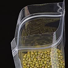 Sacchetti superiori della chiusura lampo riutilizzabile, rivestimento opaco, borse su ordinazione dell'imballaggio di logo, delle borse del fondo piatto, del caff&egrave; & del t&egrave; 5