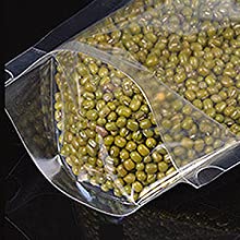 Sacchetti superiori della chiusura lampo riutilizzabile, rivestimento opaco, borse su ordinazione dell'imballaggio di logo, delle borse del fondo piatto, del caff&egrave; & del t&egrave; 6