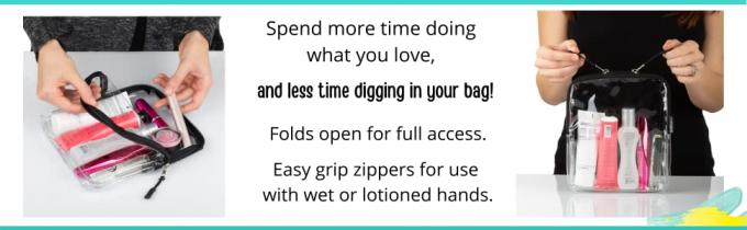 TSA ha approvato la borsa dell'articolo da toeletta, il cosmetico & gli articoli da toeletta organizzatore, dimensione di quarto, bagagli, borsa di viaggio 0