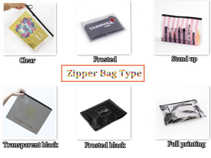 Sacchetto glassato su ordinazione biodegradabile della chiusura lampo del cursore, Swimwear del bikini, vestiti, Eco che imballa, borsa della serratura dello zip 1