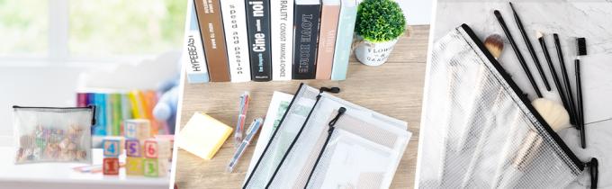 Mini Clear Organizer Pouches, borsa multiuso di trucco, piccolo organizzatore cosmetico trasparente Bag del PVC 5