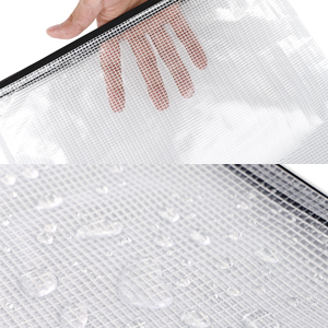 Mini Clear Organizer Pouches, borsa multiuso di trucco, piccolo organizzatore cosmetico trasparente Bag del PVC 4