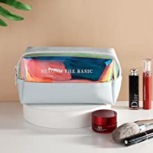 ABBAGLIAMENTO OLOGRAFICO, borsa cosmetica del laser del PVC di TPU, organizzatore Bags, Jelly Purse, articolo da toeletta d'attaccatura di trucco 0