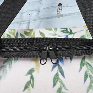 Borsa di stoccaggio dei vestiti, organizzatore With Reinforced Handle, borse di stoccaggio del vinile, chiusure lampo doppie, totalizzatori muoventesi di trucco 2