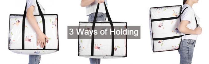 L'organizzatore cosmetico dell'articolo da toeletta, la capacità impermeabile e grande, Tote Bag muoventesi, chiusura lampo underbed di stoccaggio porta la borsa 31