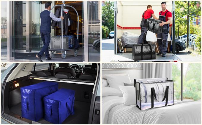 L'organizzatore cosmetico dell'articolo da toeletta, la capacità impermeabile e grande, Tote Bag muoventesi, chiusura lampo underbed di stoccaggio porta la borsa 24