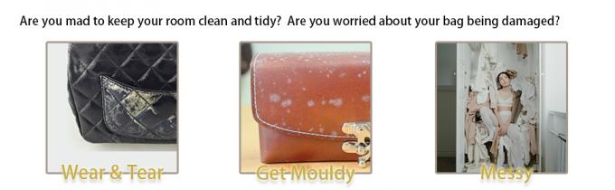 Multi dimensione, borse della copertura antipolvere di immagazzinamento nella borsa, borsa & borsa, chiusura lampo robusta di Holder With Handle dell'organizzatore del PVC 1