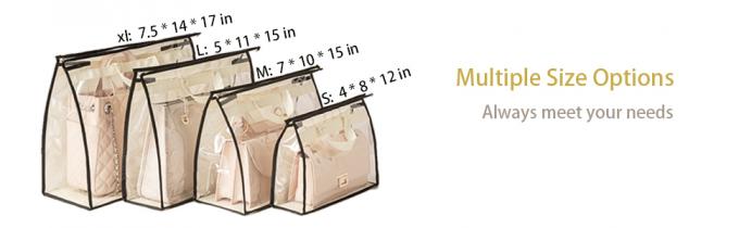 Multi dimensione, borse della copertura antipolvere di immagazzinamento nella borsa, borsa & borsa, chiusura lampo robusta di Holder With Handle dell'organizzatore del PVC 6
