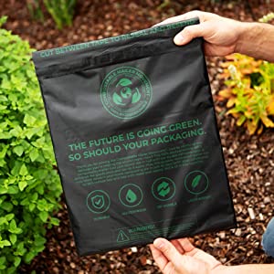 Bollettini riciclabili impermeabili, bollettini amichevoli di Eco, borse di spedizione per abbigliamento, imballaggio di spedizione delle buste 5