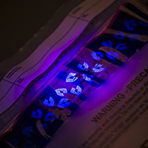 Borse di prova del compressore con le borse di sicurezza del cambiamento del deposito della moneta della moneta bancaria di numero di serie e del codice a barre 16