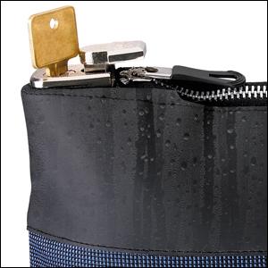 Borsa del deposito bancario di sicurezza della chiusura lampo, borsa dei contanti, sacchetto pratico, borsa dei soldi con la serratura a chiave, rifornimenti della Banca 0