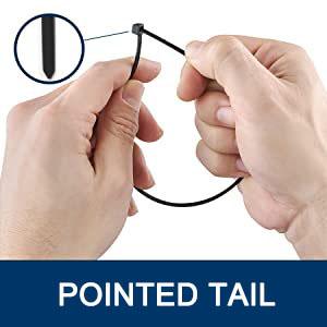 Fascette ferma-cavo del cavo dello zip, auto che chiude involucro a chiave di nylon, guarnizione di plastica, serracavo, guarnizione del tester, lucchetto, guarnizione di Bolt 15