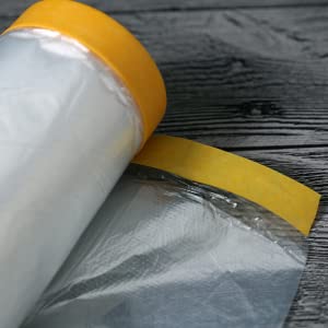 Insieme di mascheramento del film del rotolo automobilistico, corredo di verniciatura del vassoio, copertura preregistrata e di rivestimento, copertura di protezione della mobilia dell'automobile 8