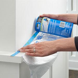 Insieme di mascheramento del film del rotolo automobilistico, corredo di verniciatura del vassoio, copertura preregistrata e di rivestimento, copertura di protezione della mobilia dell'automobile 13